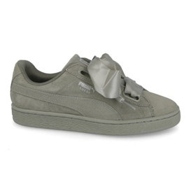 Puma Suede Heart Pebble W 365210 02 grün