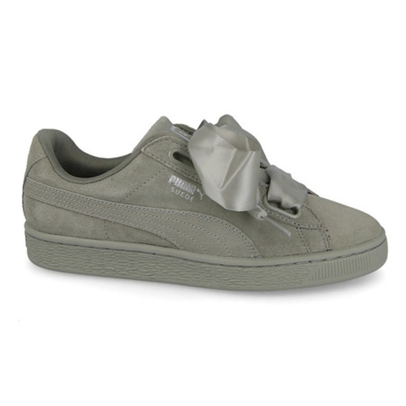 Puma Suede Heart Pebble W 365210 02 grün