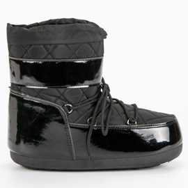 Modische Schneestiefel schwarz