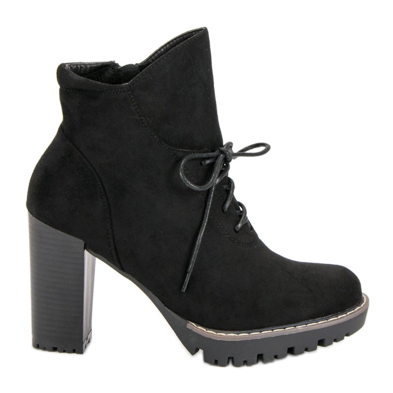 Nio Nio Modische Stiefel auf der Plattform schwarz