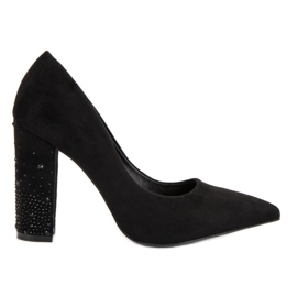 Bestelle Schwarze Pumps mit Kristallen