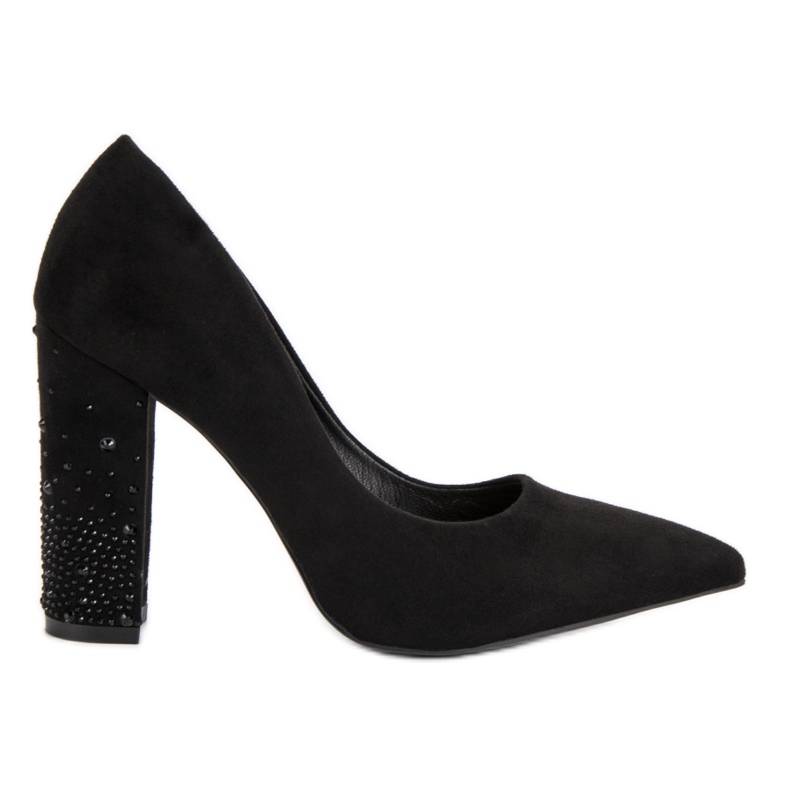 Bestelle Schwarze Pumps mit Kristallen