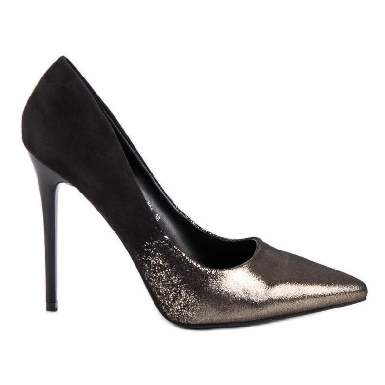 Small Swan Sexy High Heels schwarz gelb