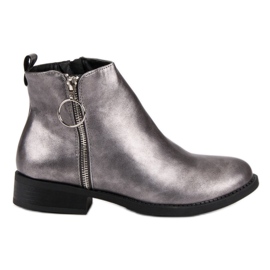 Bestelle Modische silberne Stiefel grau