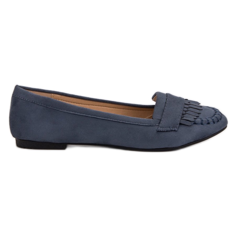 Small Swan Klassische marineblaue Loafer