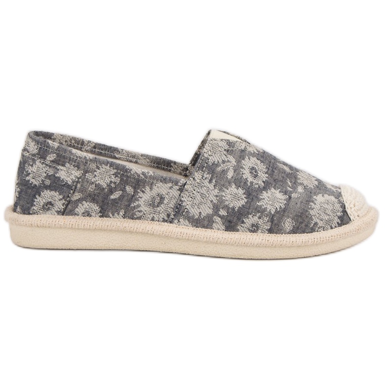 Small Swan Modische Espadrilles grau