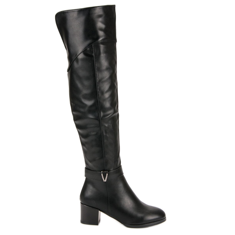 Groto Gogo Overknee-Stiefel schwarz