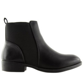 Schwarze Chelsea-Boots für Damen 3776 Black