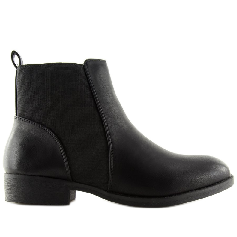 Schwarze Chelsea-Boots für Damen 3776 Black