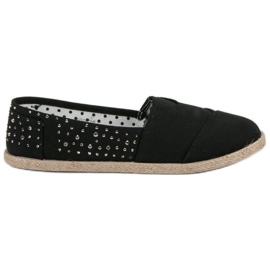 Espadrilles mit Jets schwarz
