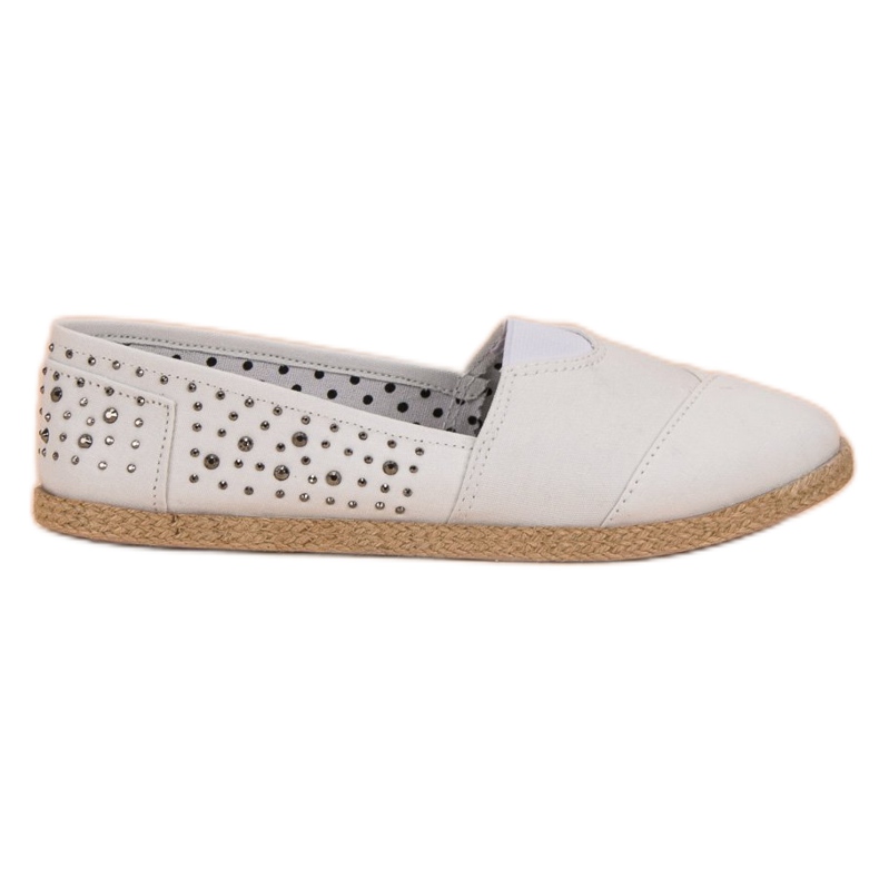 Espadrilles mit Jets weiß