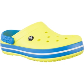 Crocs Crocband-Tennisball-Grün-Ozean mehrfarbig