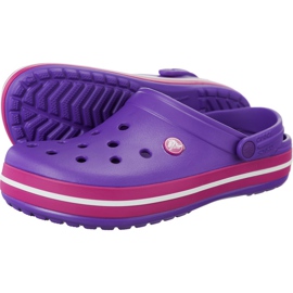 Crocs Crocband Neon Lila Candy Pink mehrfarbig