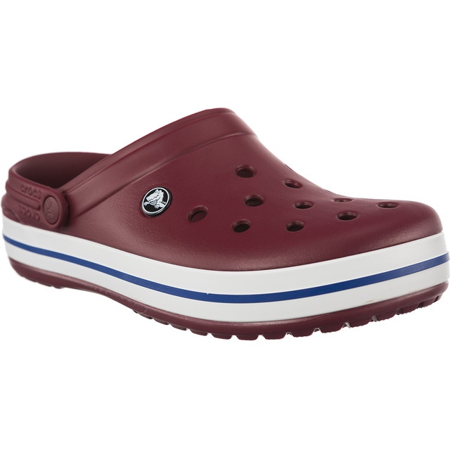 Crocs Crocband Granat Weiß mehrfarbig