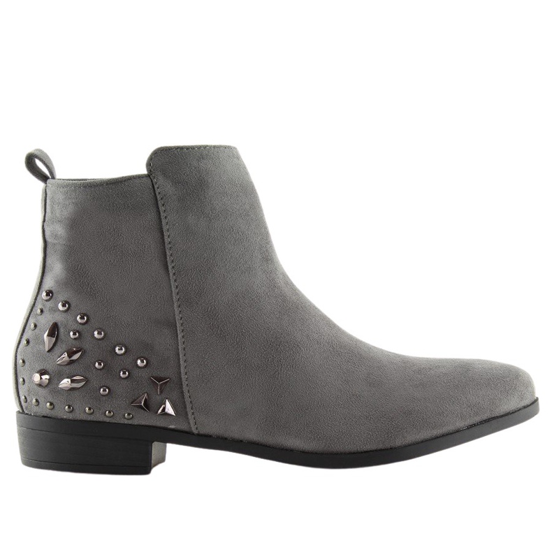 Graue Jodhpurstiefel MB188-112 Grau