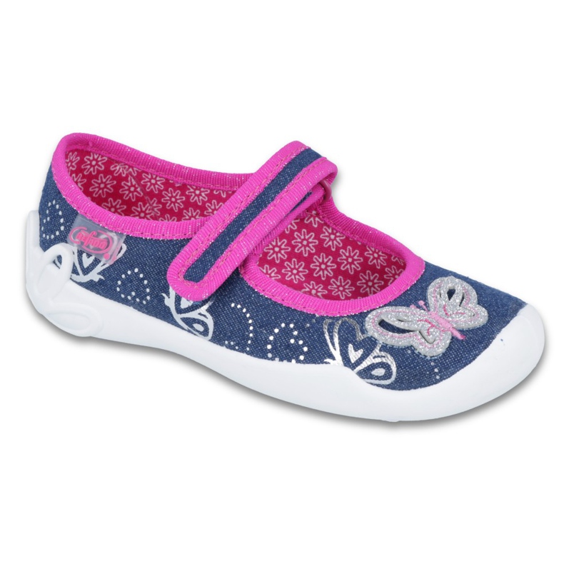 Befado Kinderschuhe 114X334 rosa navy blau