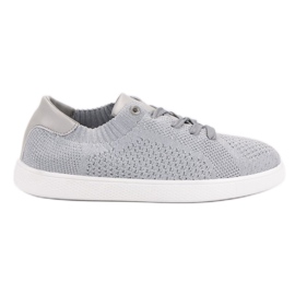 Bequeme Sportschuhe grau
