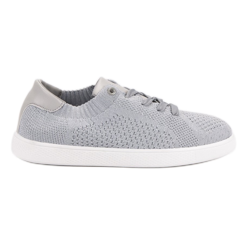 Bequeme Sportschuhe grau
