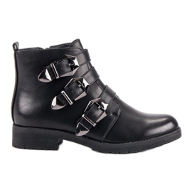 Abloom Modische schwarze Stiefel