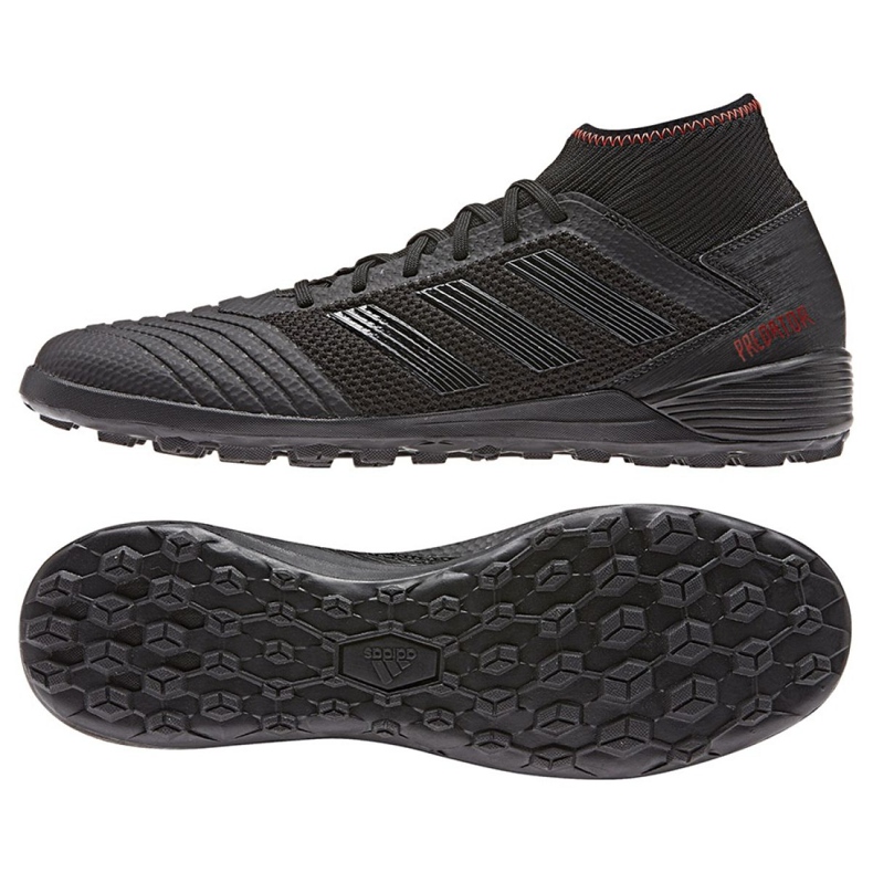 Adidas Predator 19.3 Tf M D97961 Fußballschuhe mehrfarbig schwarz