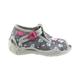 Befado rosa Kinderschuhe 213P107 grau