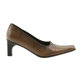 Lederpumps braun