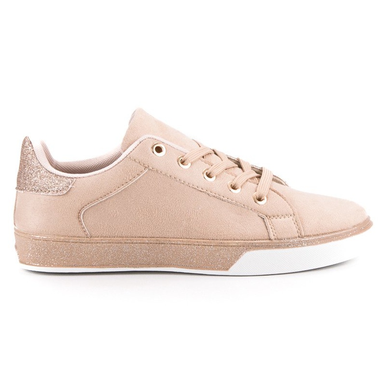 Anesia Paris Powder Sneakers mit Glitzer rosa