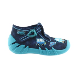 Befado Hausschuhe Kinderschuhe 110P342 blau marineblau