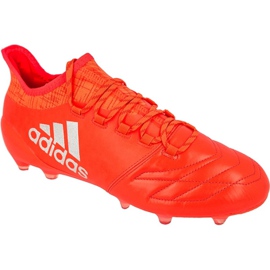 Adidas X16.1 Fg M Leder S81966 Fußballschuhe mehrfarbig rot