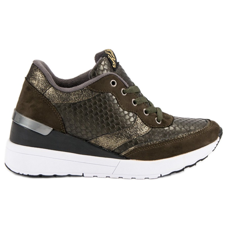 Kylie Modische Schuhe mit Muster grün