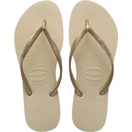 Havaianas Schlank Sand Grau Hellgolden