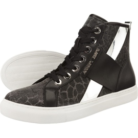 Armani Jeans Gewebter Sneaker 7P566 00020 grau