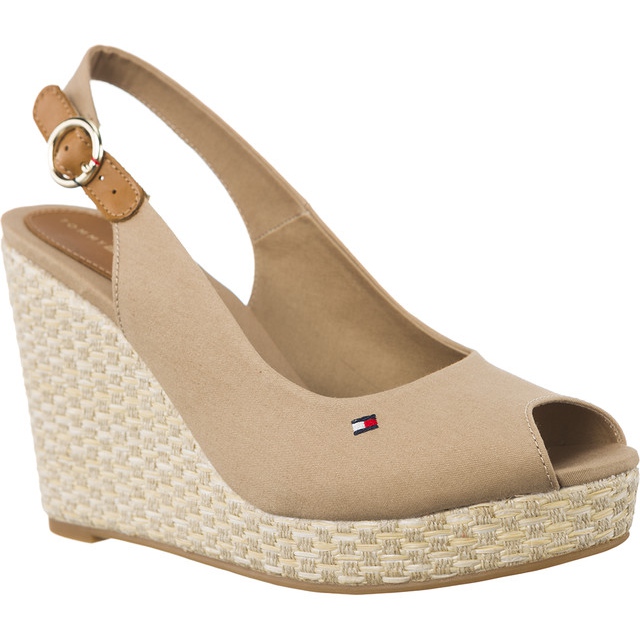 Tommy Hilfiger Kultiger Elena Basic Sling Back 068 Kopfsteinpflaster beige