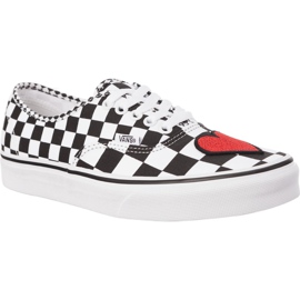 Vans Authentisches rotes Herz Q9B weiß schwarz