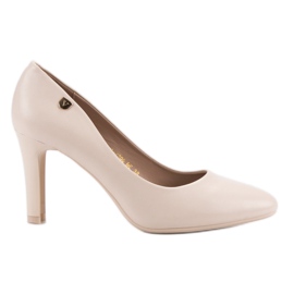 Vinceza Beige Pumps