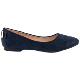 SHELOVET Bequeme Ballerinas blau