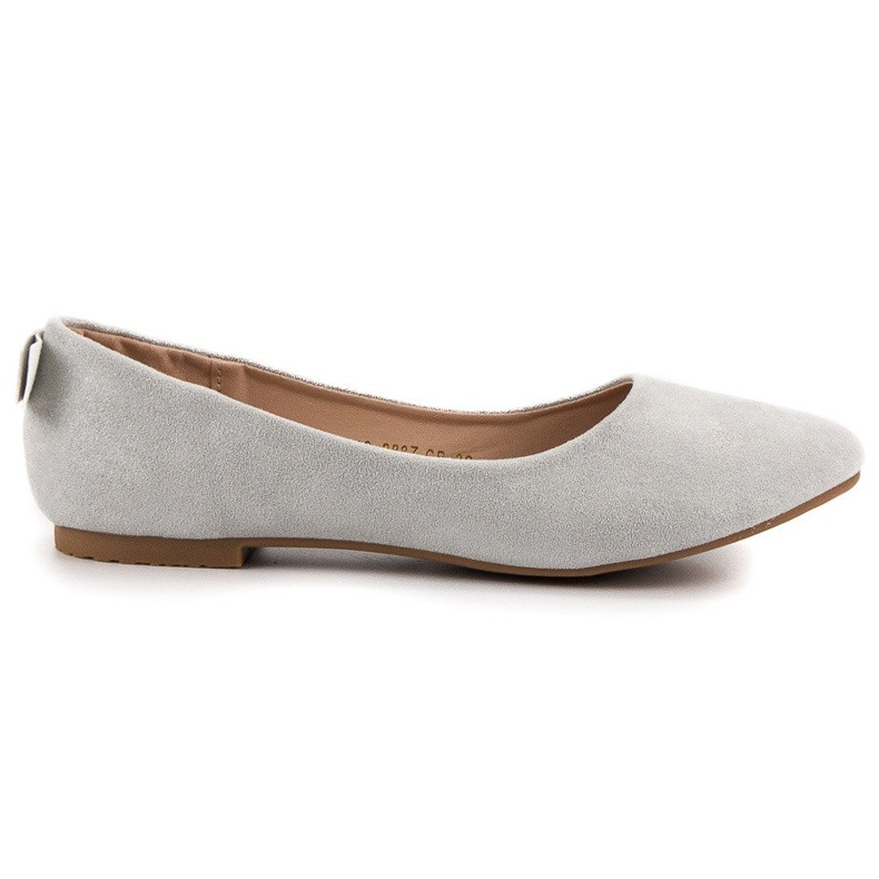 Vinceza Bequeme Ballerinas grau