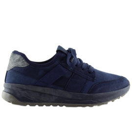 Marineblaue Sportschuhe X-9733 Blau navy blau