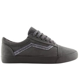Graue Vans Sneaker B318-10 Dunkelgrau