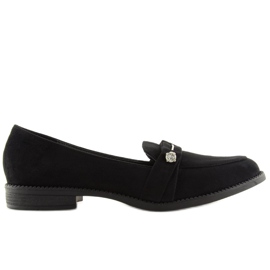 Schwarze Damen-Loafer 3117 Black