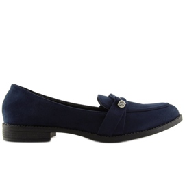 Damen Slipper marineblau 3117 Blau navy blau