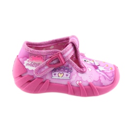 Befado Kinderschuhe 110P350 Hausschuhe rosa