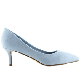 Pumps mit niedrigem Absatz Blau P-6377 Blau