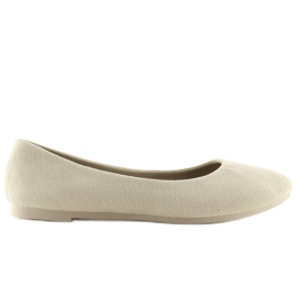 Beige Ballerinas für Damen JX1018 Beige