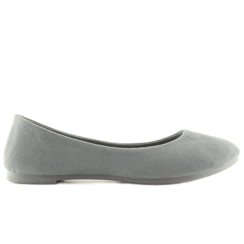 Graue Damen Ballerinas JX1018 Grau