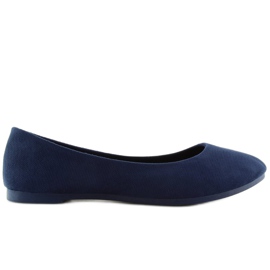 Marineblaue Ballerinas für Damen JX1018 Navy navy blau