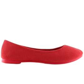 Rote Damenballerinas JX1018 Rot