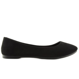 Schwarze Damen Ballerinas JX1018 Schwarz
