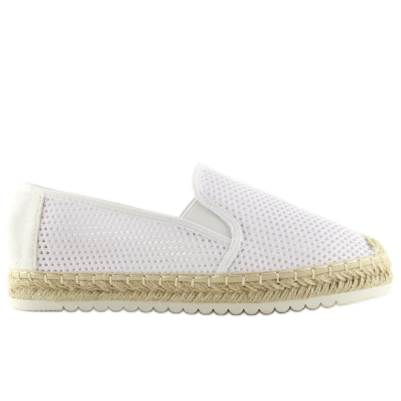 Weiße Espadrilles für Damen 6602 Weiß