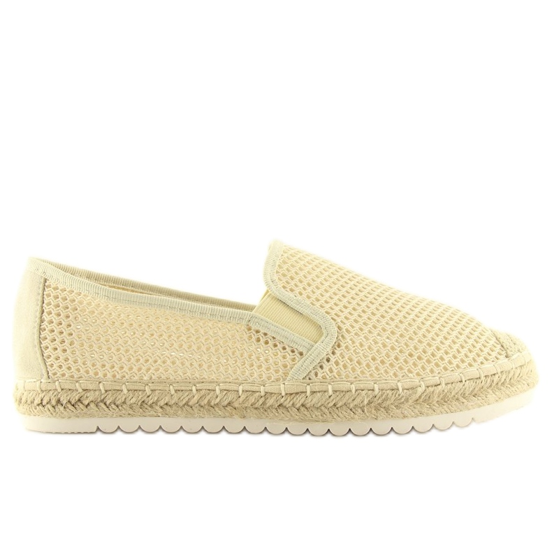 Beige Espadrilles für Damen 6602 Beige